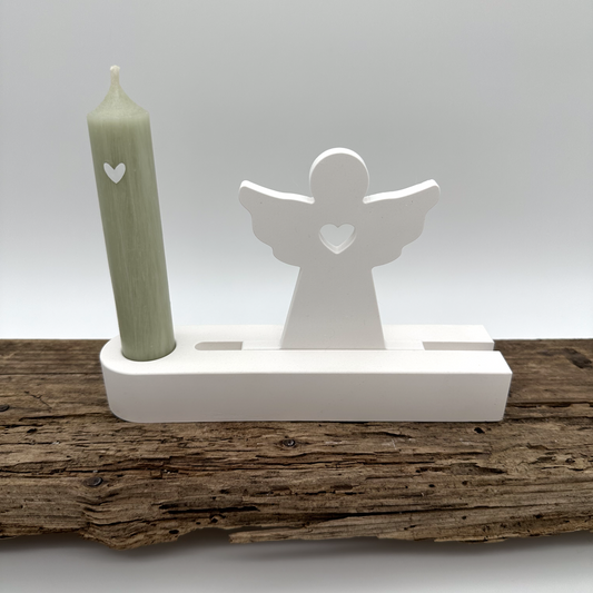 Stabkerzenhalter mit Öffnung für Einschieber