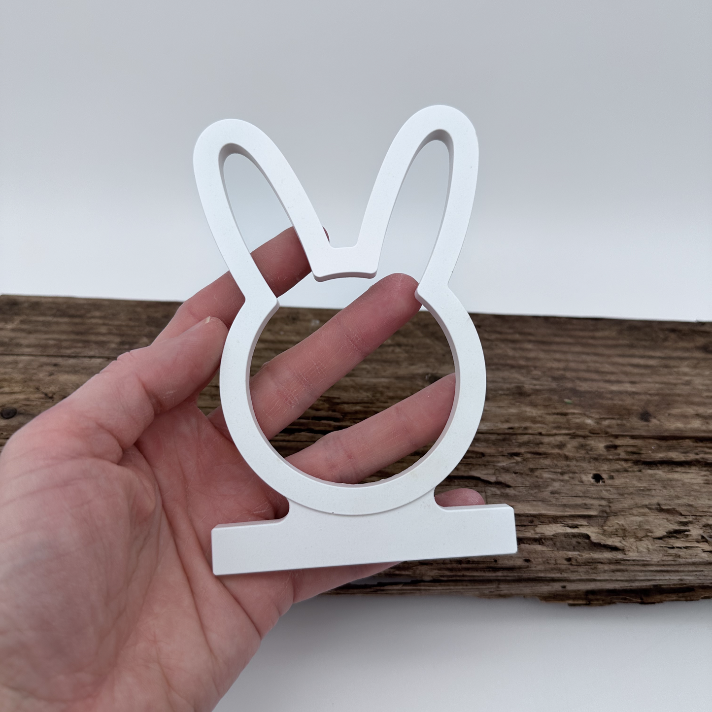 Einschieber Hase Silhouette kurz