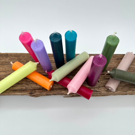 Stabkerzen kurz 10 Stk. gemischt