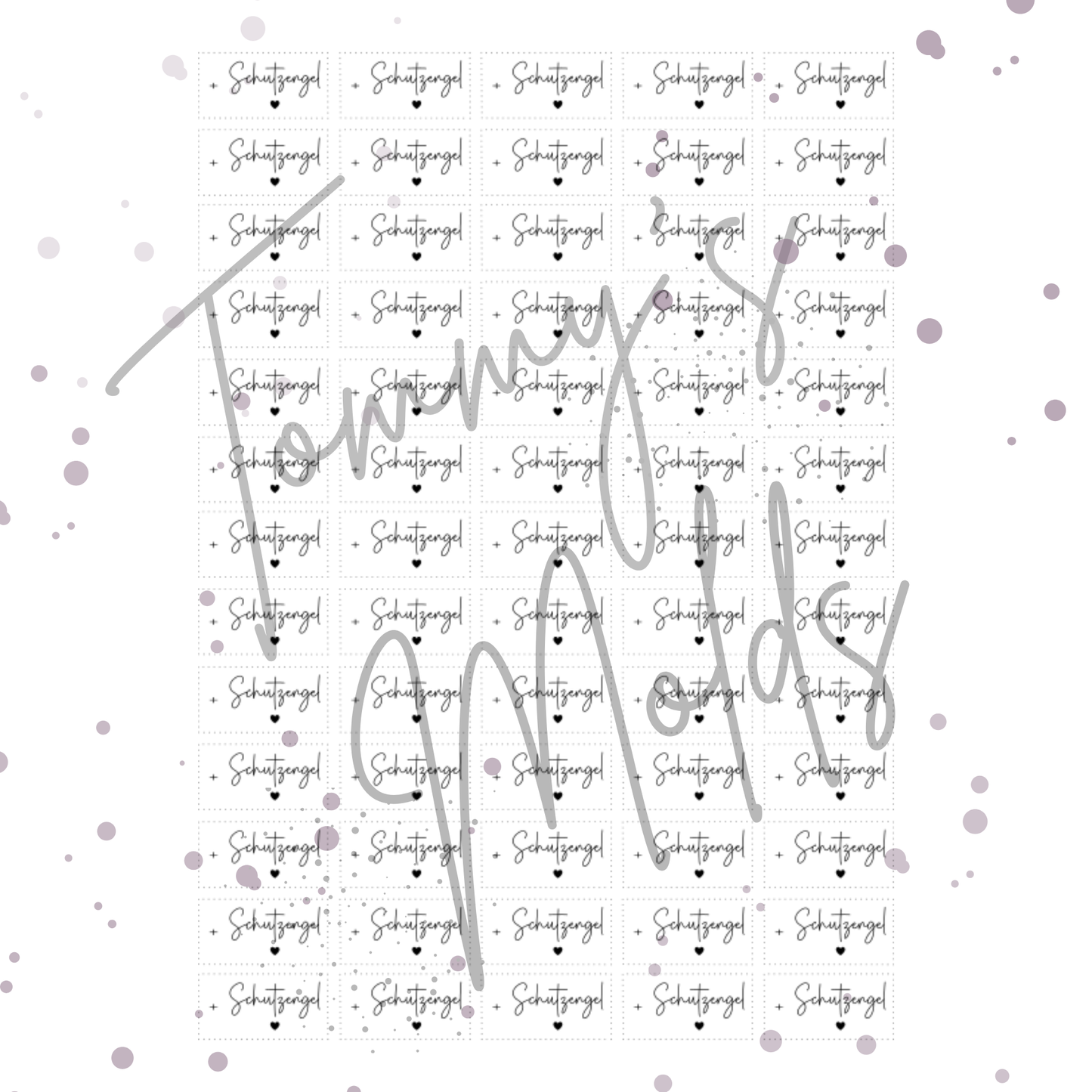 Schutzengel mini quer A5 Bogen