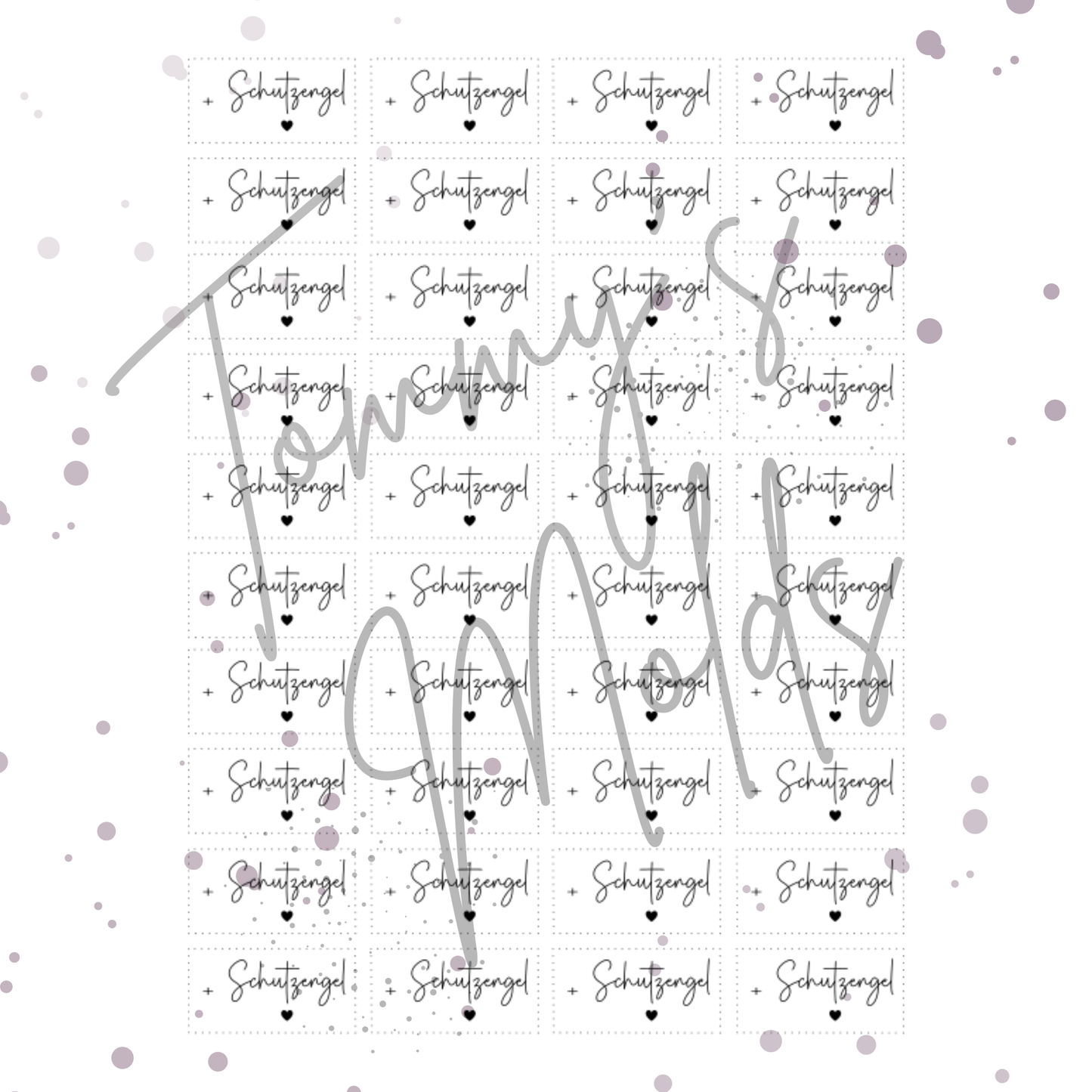 Schutzengel klein quer A5 Bogen