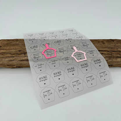 Einleger für Pustekuchen Ballonlichthalter "Happy Birthday"