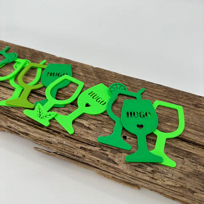 Aufsätze für Ballonlichthalter Glas mini "Hugo" 12 Stück | Variante 5