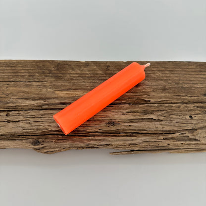 Stabkerze in neon orange