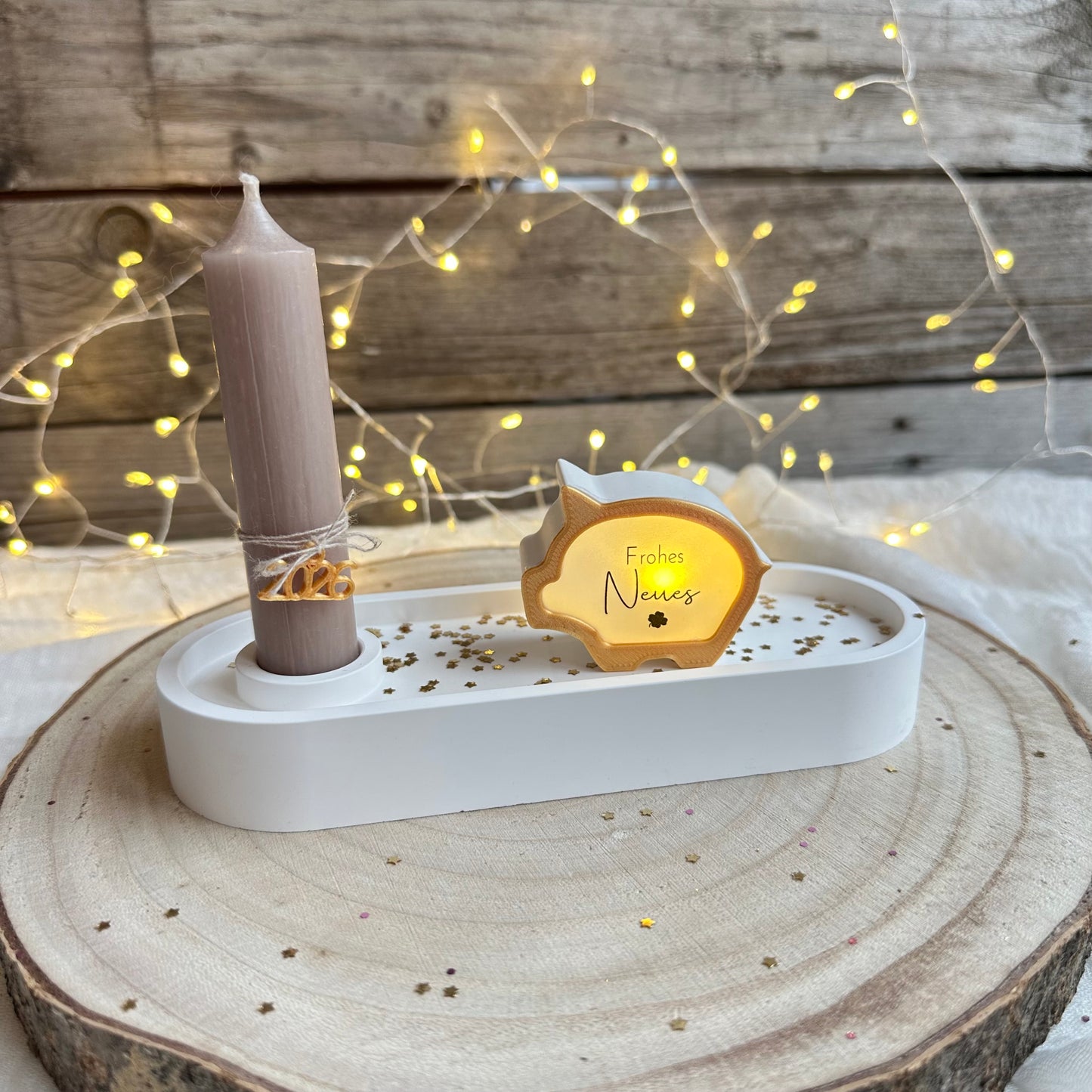 Aufsätze für Schweinchen Ballonlichthalter | 12 Stück