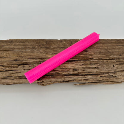 Stabkerze in neon pink