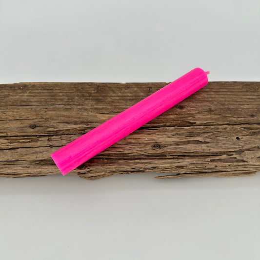 Stabkerze in neon pink