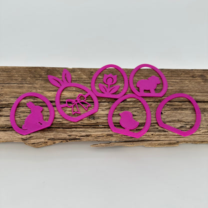 Aufsätze für Ei Ballonlichthalter | 12 Stück vers. Farben