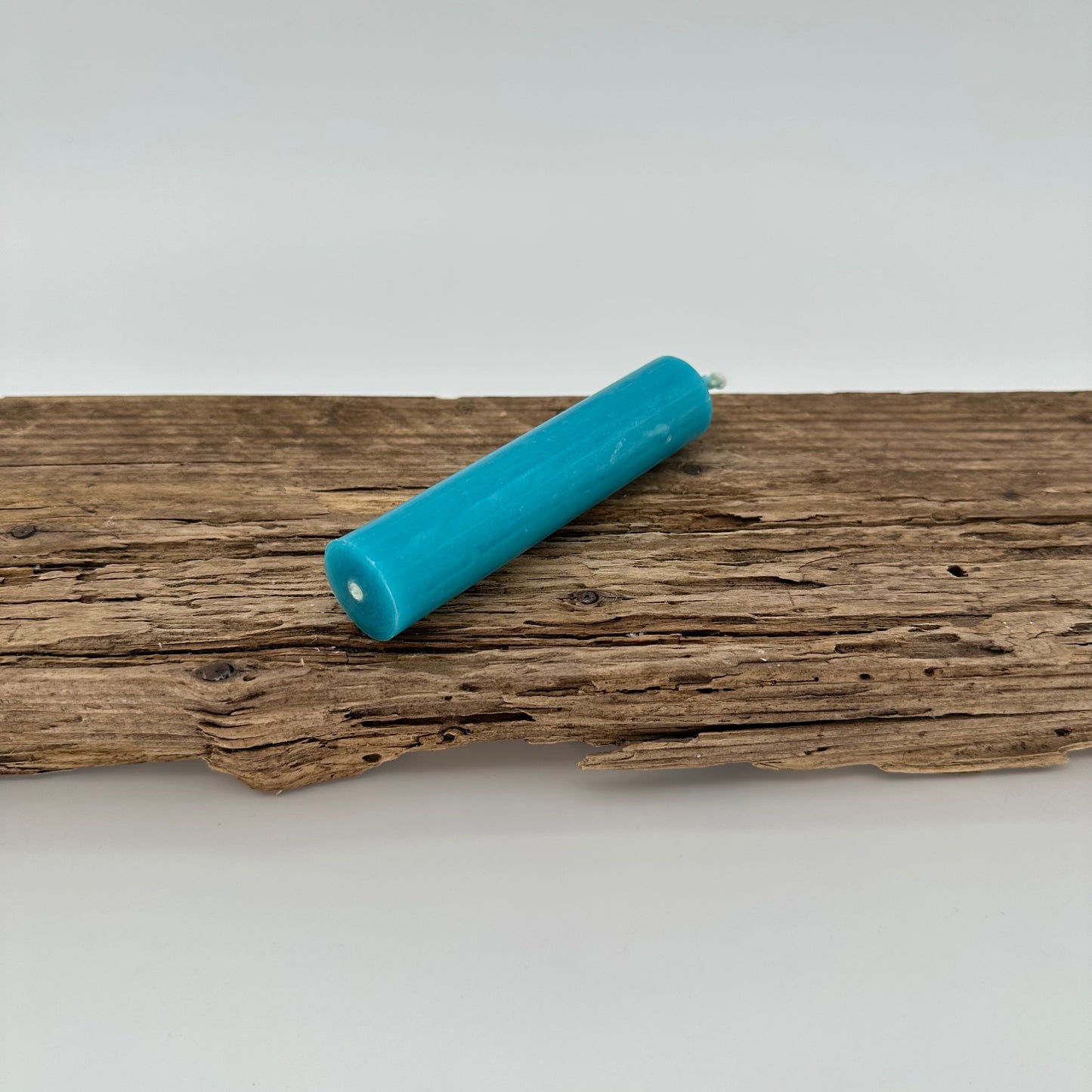 Stabkerze in türkis blau