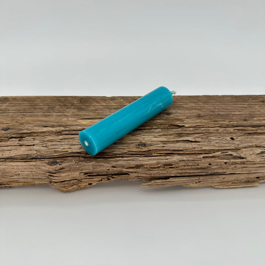 Stabkerze in türkis blau