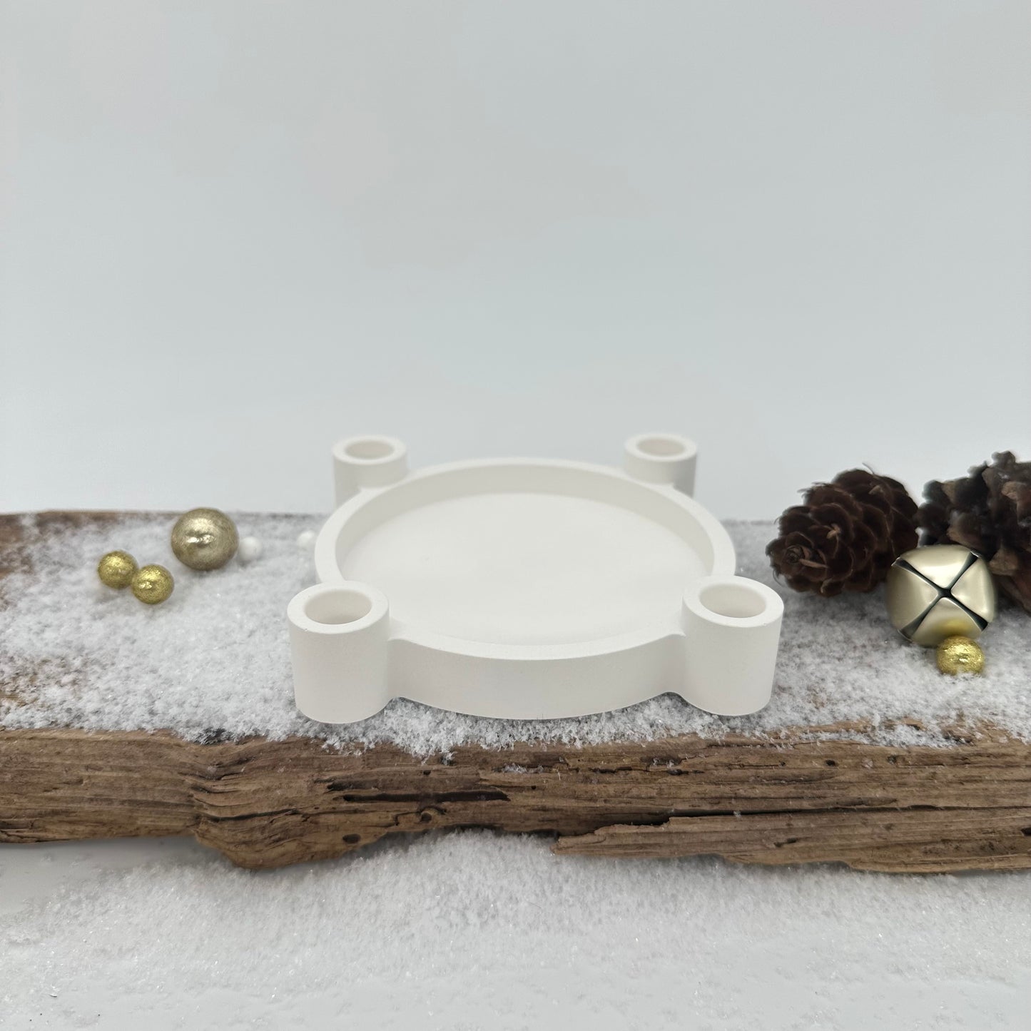 Advent Schale für Baumkerzen "Ach du schöne" | Happy Molds Edition