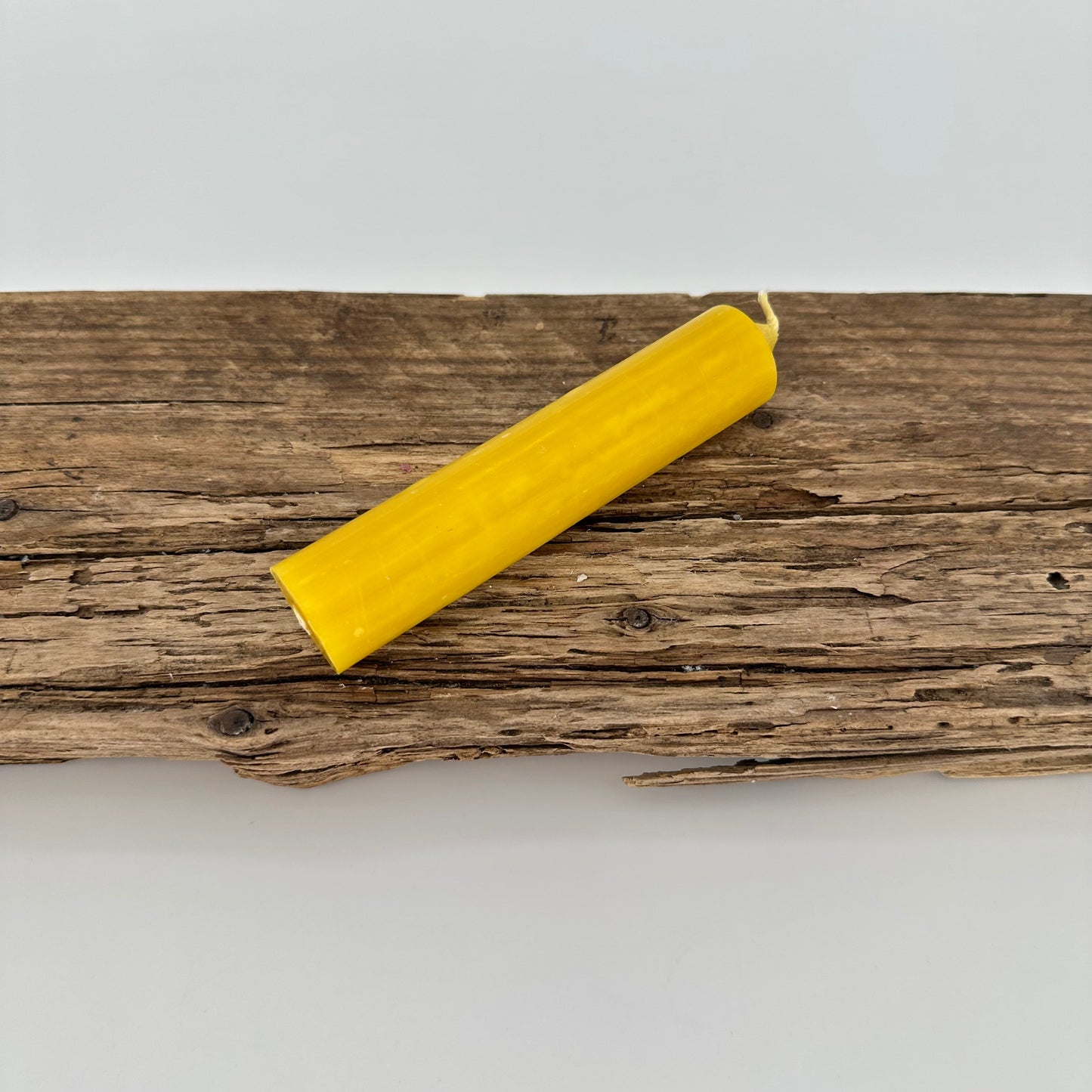 Stabkerze in senfgelb