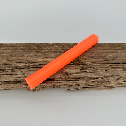Stabkerze in neon orange