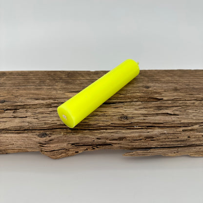 Stabkerze in neon gelb