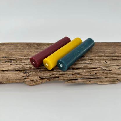 Stabkerze in dunkel rot