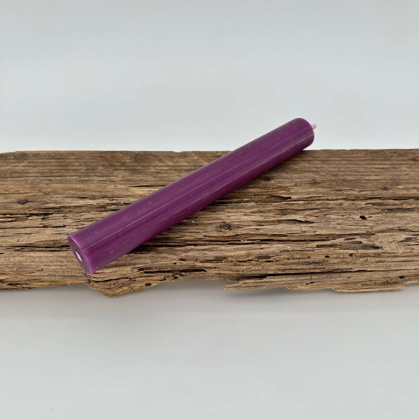 Stabkerze in aubergine