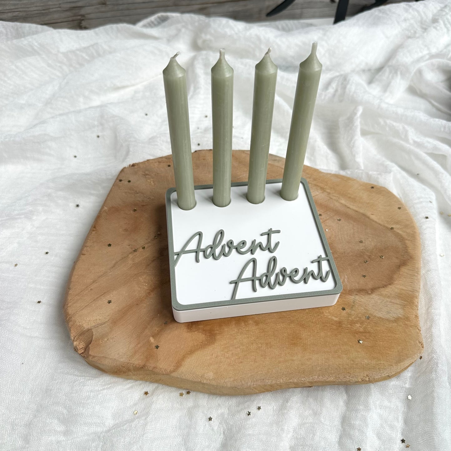 Aufsätze für Advent Platte | 10 Stück