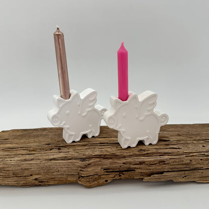 Baumkerzenhalter "Schweinchen" | Happy Molds Edition