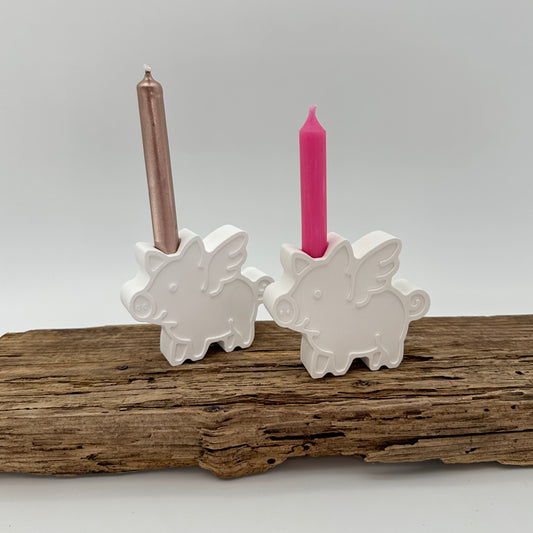 Baumkerzenhalter "Schweinchen" | Happy Molds Edition