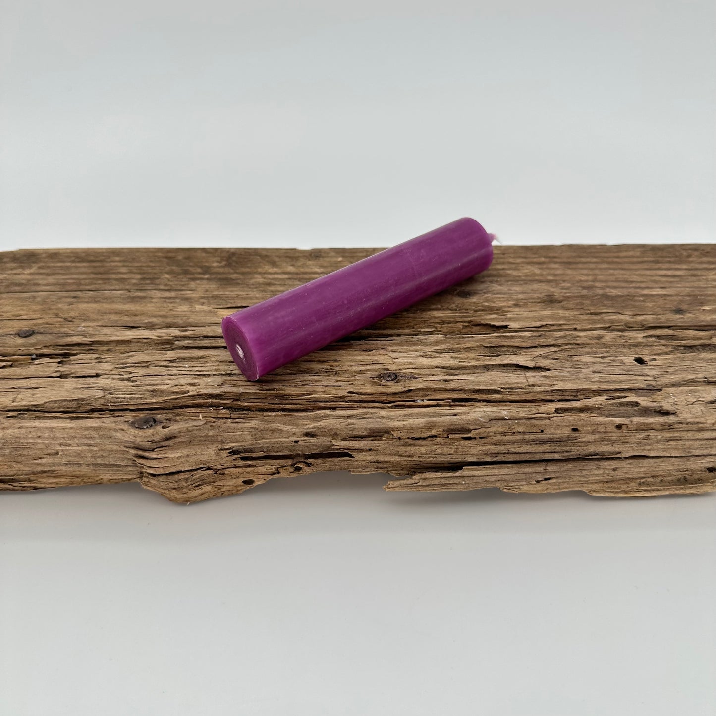 Stabkerze in lila magenta