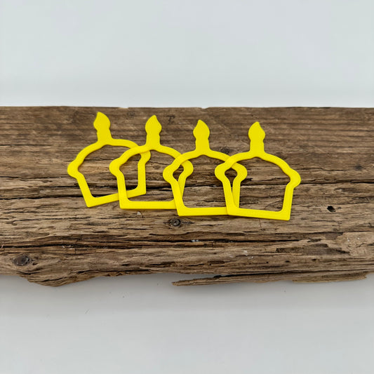 Aufsätze für Pustekuchen Ballonlichthalter | 12 Stück Silhouette