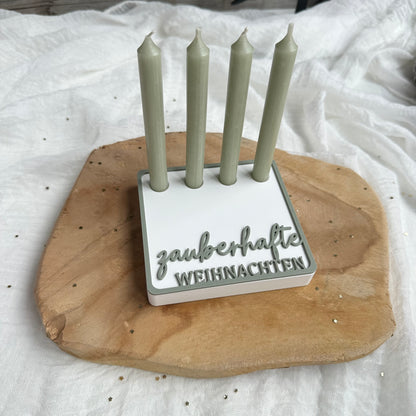 Aufsätze für Advent Platte | 10 Stück