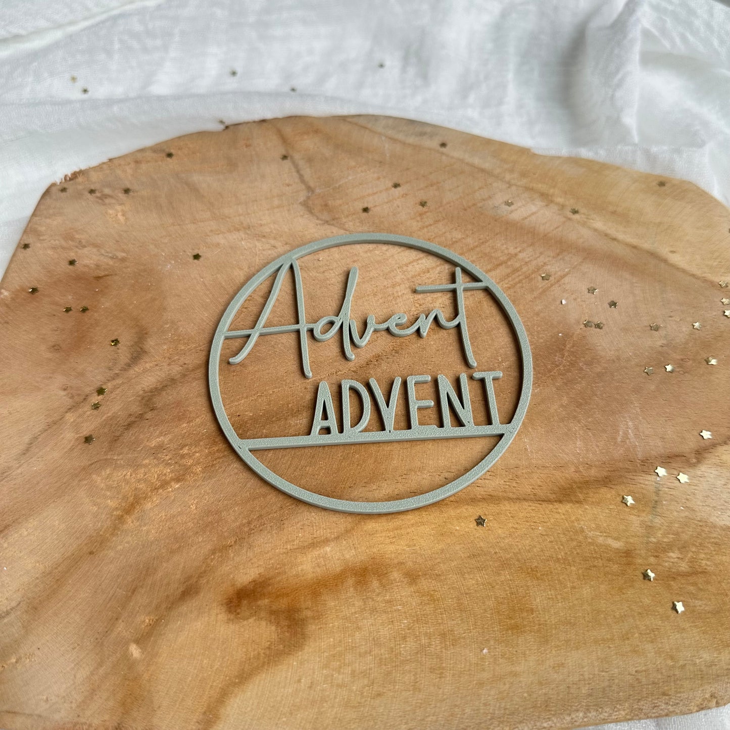 Einleger für Kranz Advent | 10 Stück