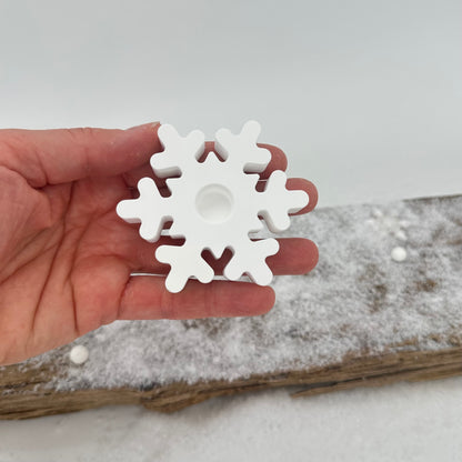 Baumkerzenhalter "Schneeflocke" | Happy Molds Edition