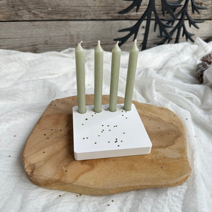 Halter für Baumkerzen Platte Advent | inkl. 3D Druck-Datei