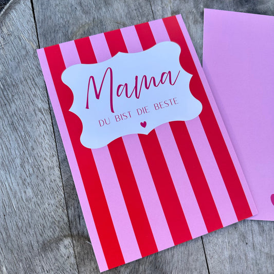 „Mama“ Karte A6 | Muttertag‘s Edition