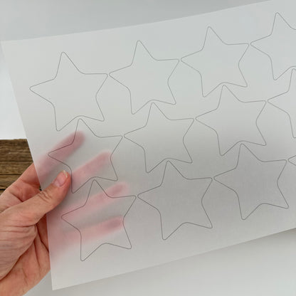 Einleger "blanko" für Stern