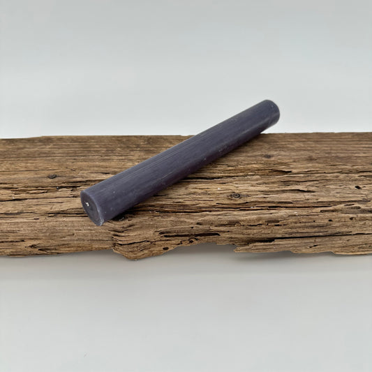 Stabkerze in dunkel grau