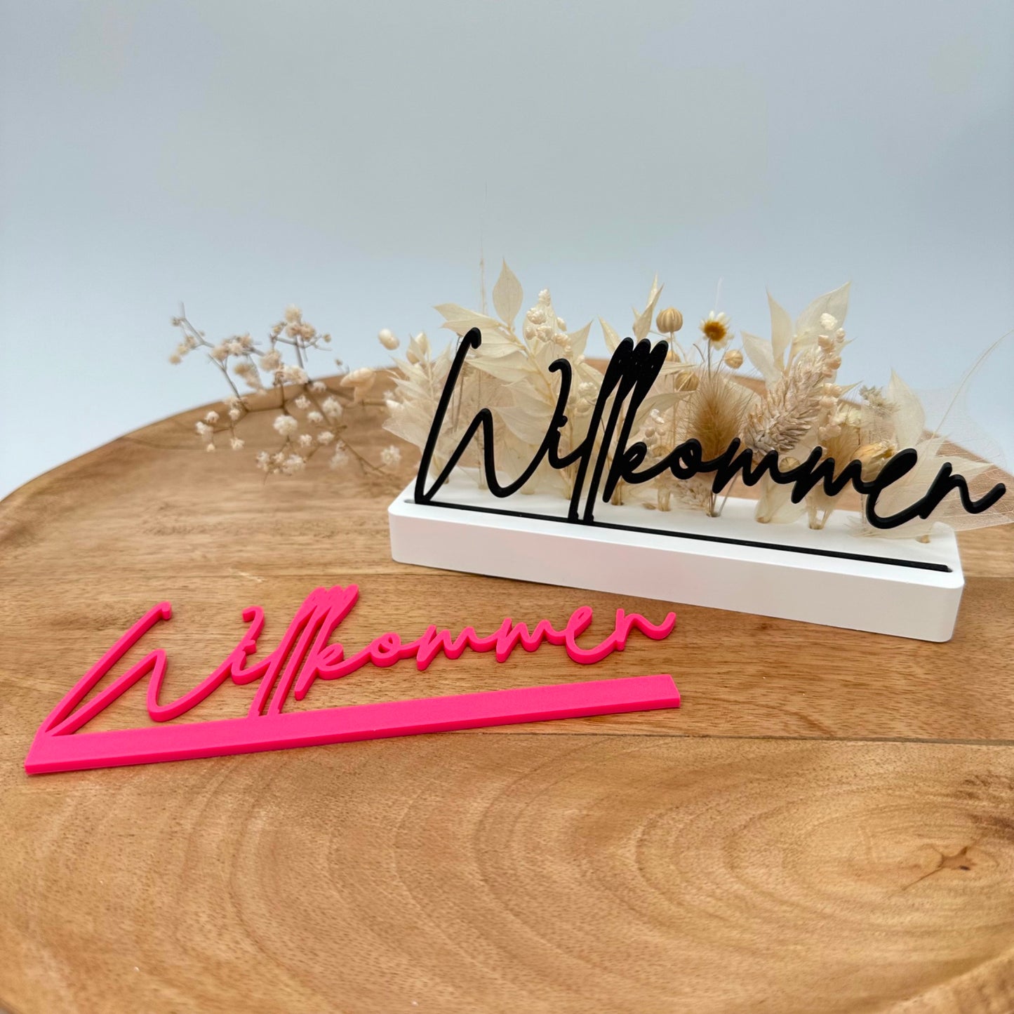 "Willkommen" Einschieber