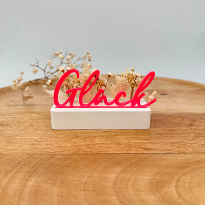 "Glück" Einschieber