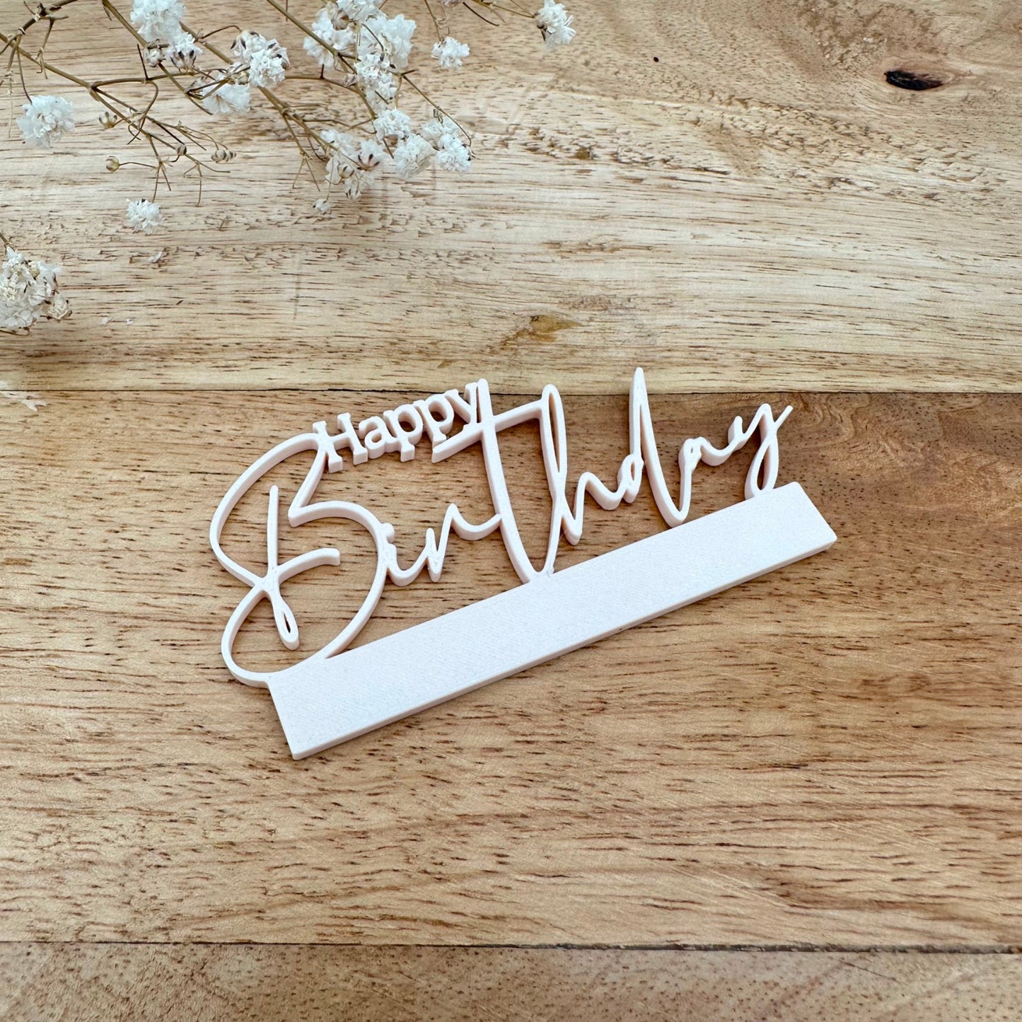 "Happy Birthday" Einschieber