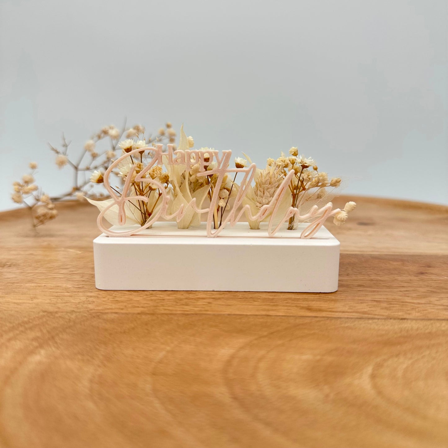 Halter mittel mit Öffnung für 3D Einschieber und Trockenblumen