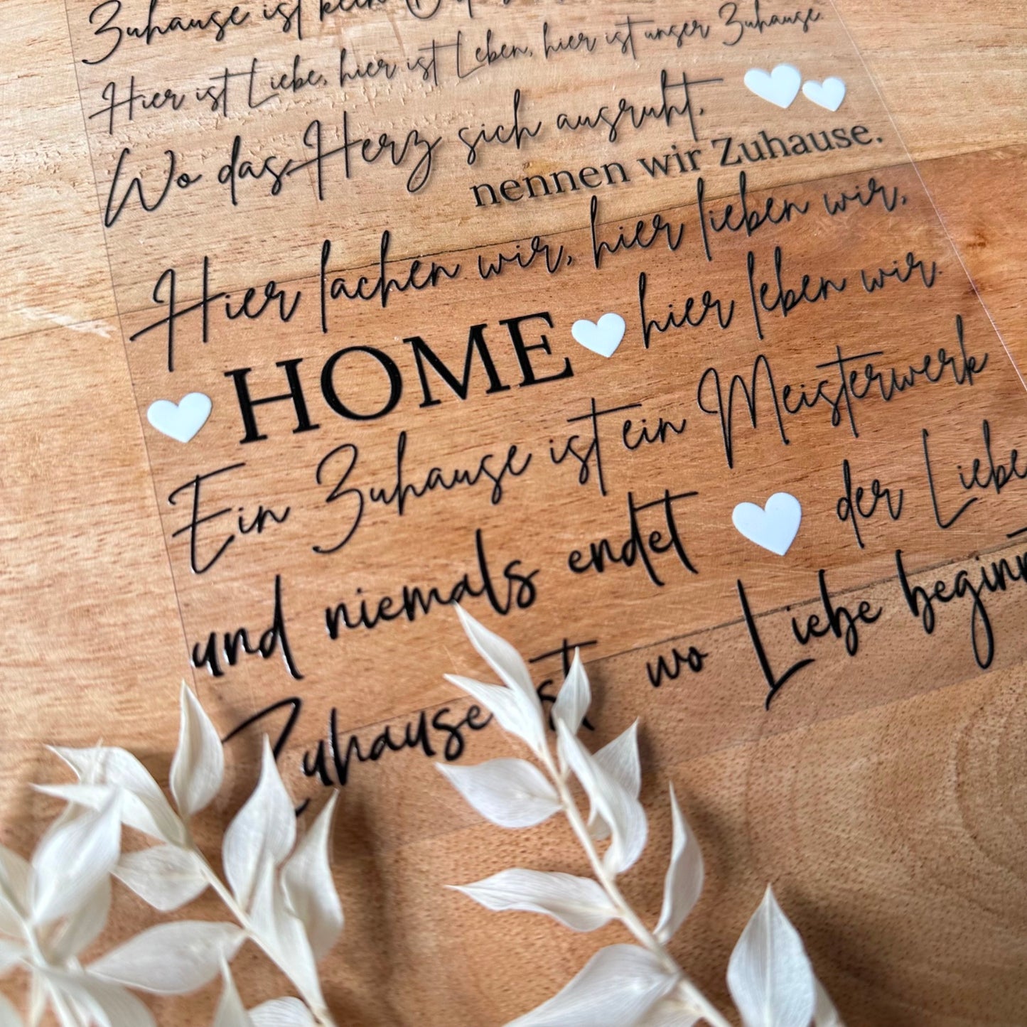 Zuhause ist… A5 Bogen