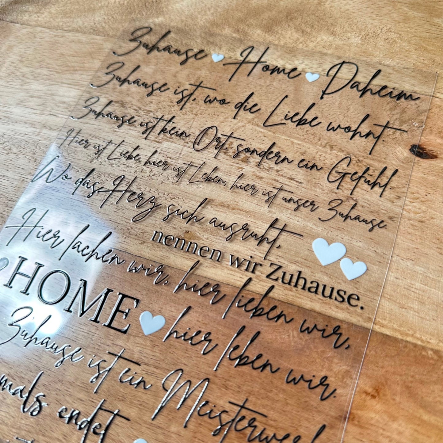 Zuhause ist… A5 Bogen