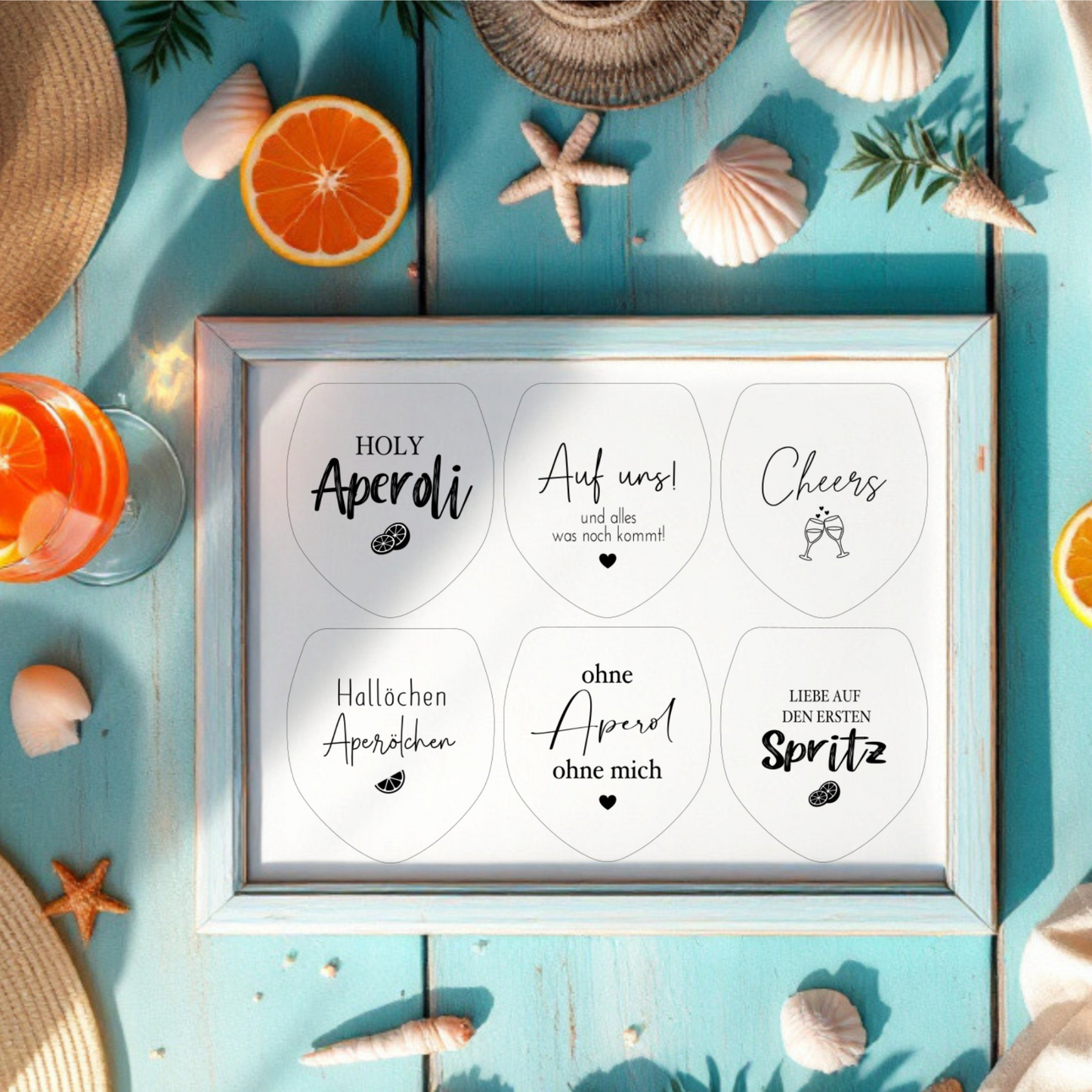 Einleger für Glas transparent "Holy" A4 Bogen