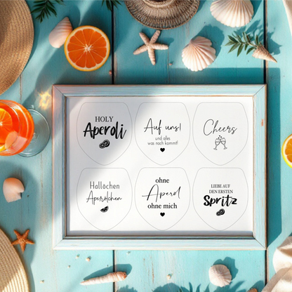 Einleger für Glas transparent "Holy" A4 Bogen