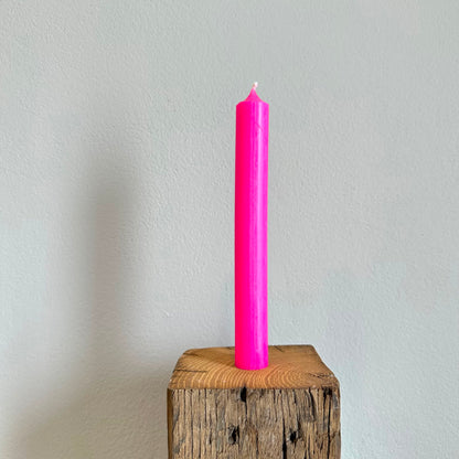 Neon Stabkerze 4 vers. Farben