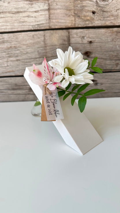 Blumenretter Platte mit Öffnung für Reagenzglas