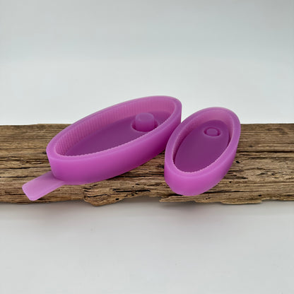 Schale Oval für Baumkerzen mit Struktur | Happy Molds Edition