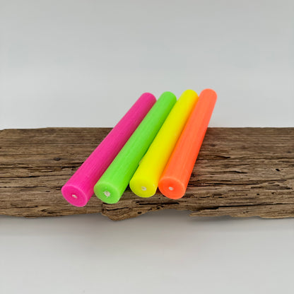 Stabkerze in neon orange