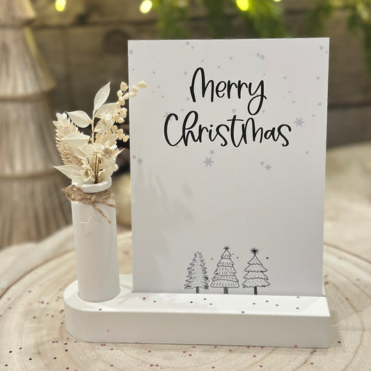 Karte Weihnachts-Countdown Merry Christmas