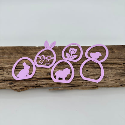 Aufsätze für Ei Ballonlichthalter | 12 Stück vers. Farben