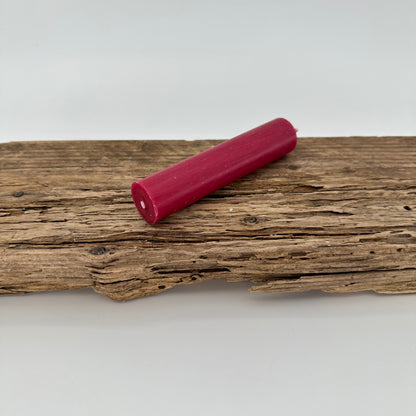 Stabkerze in beeren rot