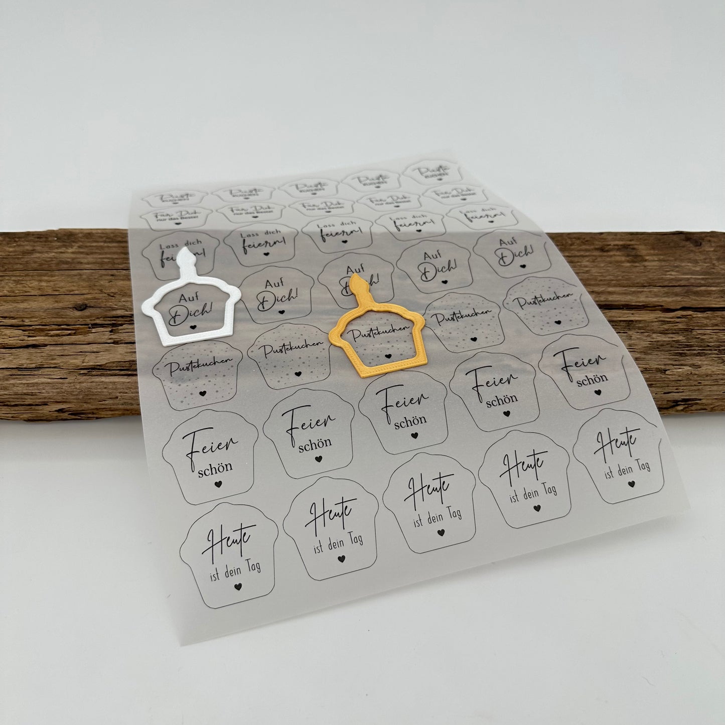 Einleger für Pustekuchen Ballonlichthalter "Puste-KUCHEN"