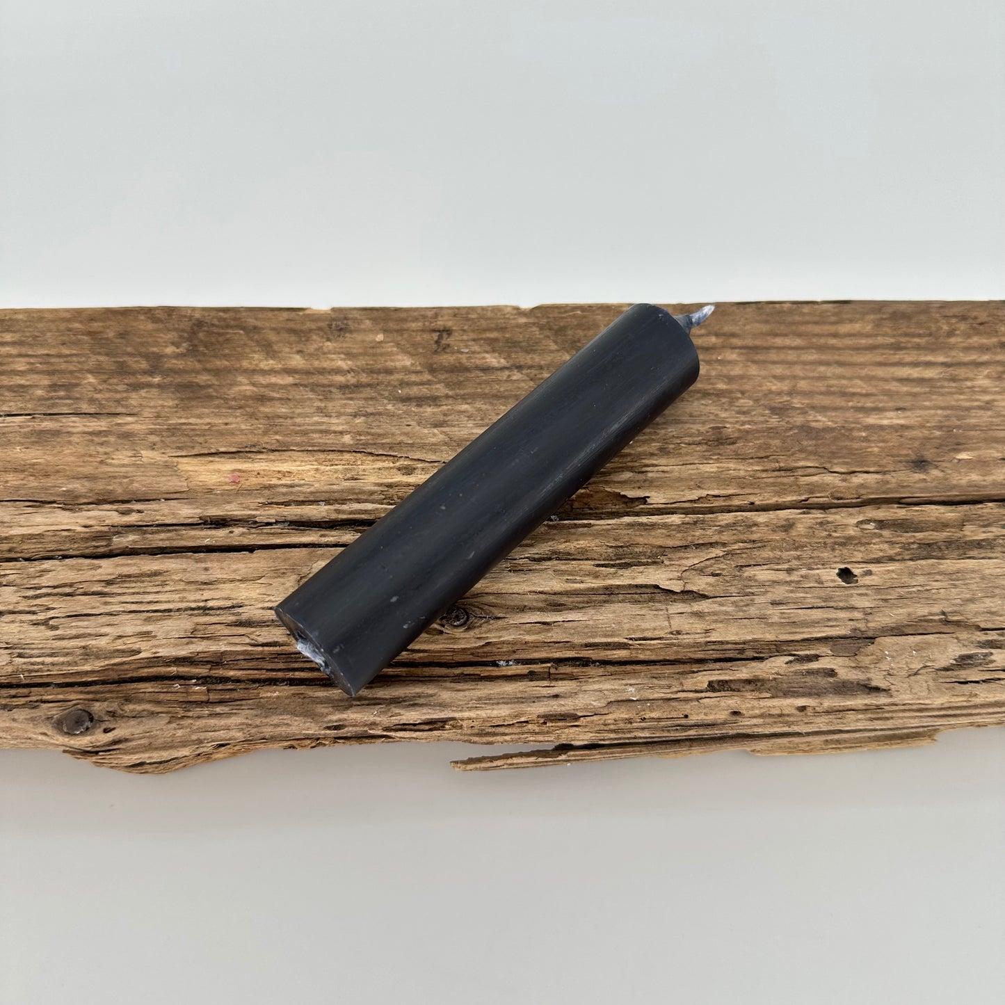 Stabkerze in schwarz