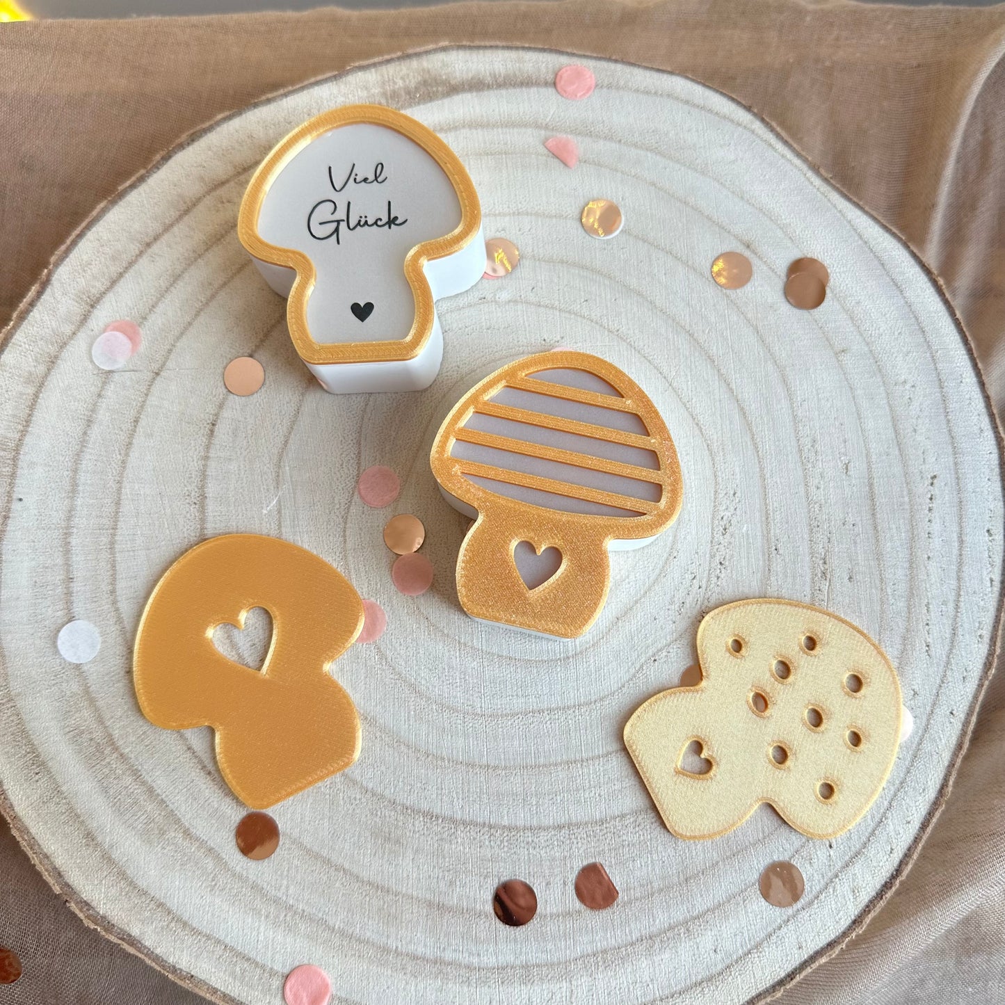 Aufsätze für Pilz Ballonlichthalter | 12 Stück